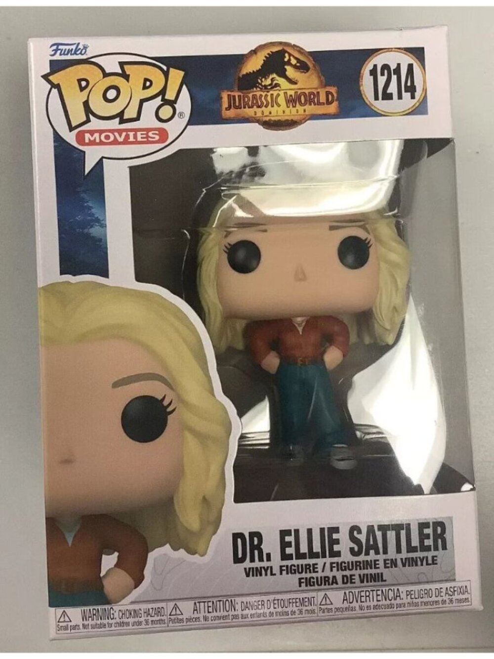 Funko Pop! Movies: Jurassic World Dominion – Dr. Ellie Sattler #1214 Vinyl Figur